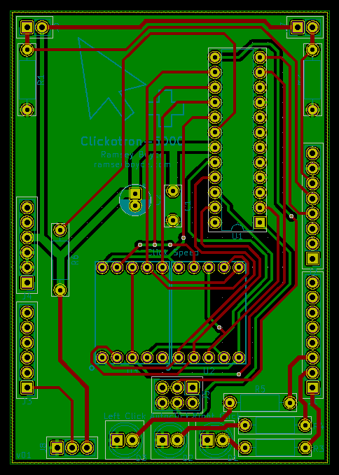 Autoclicker pcb