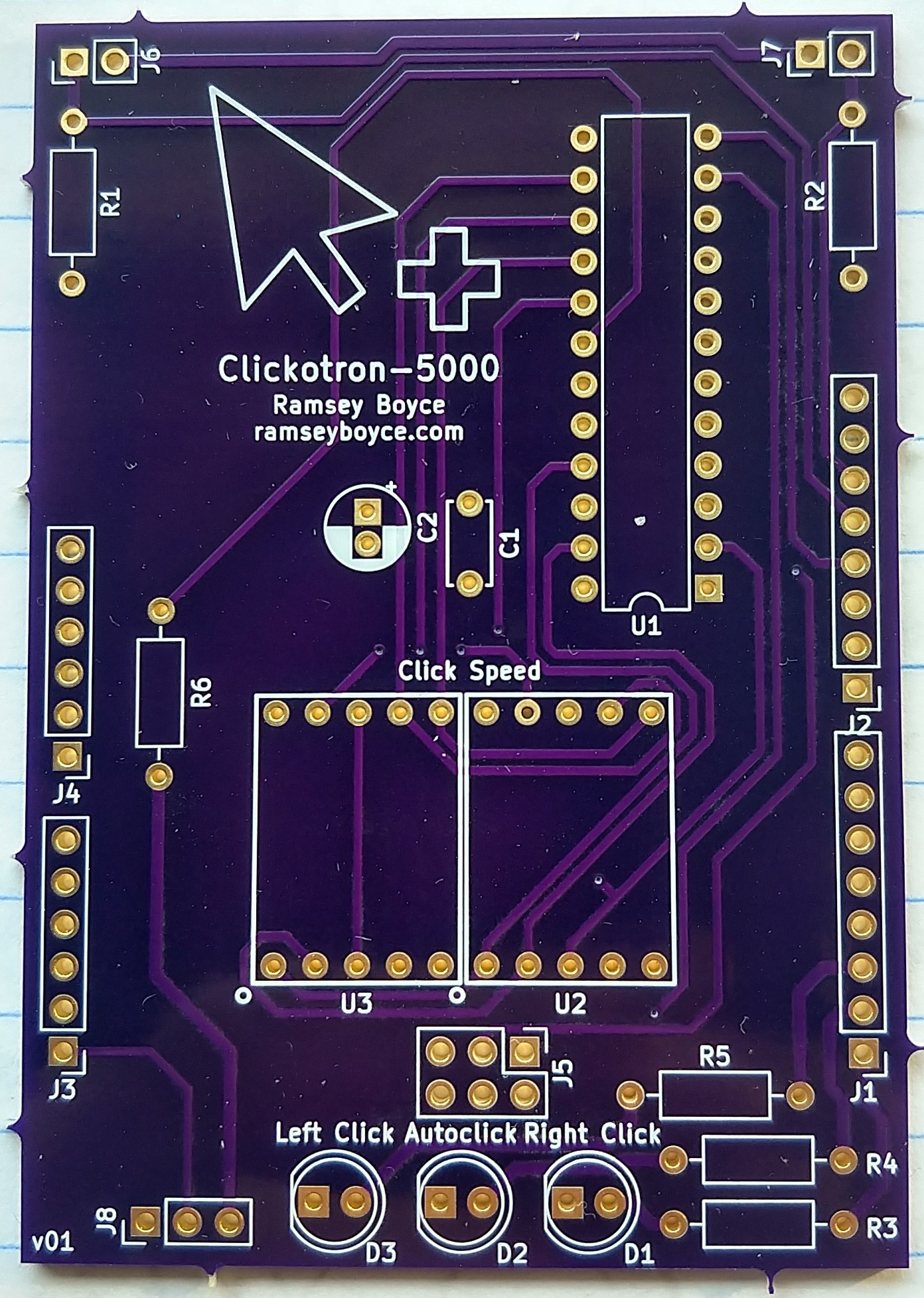 Autoclicker pcb camera