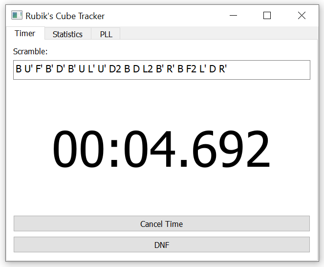 Cube timer